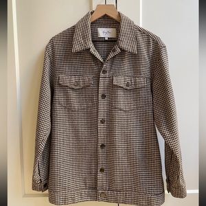 HOUNDSTOOTH TRUCKER JACKET / COAT